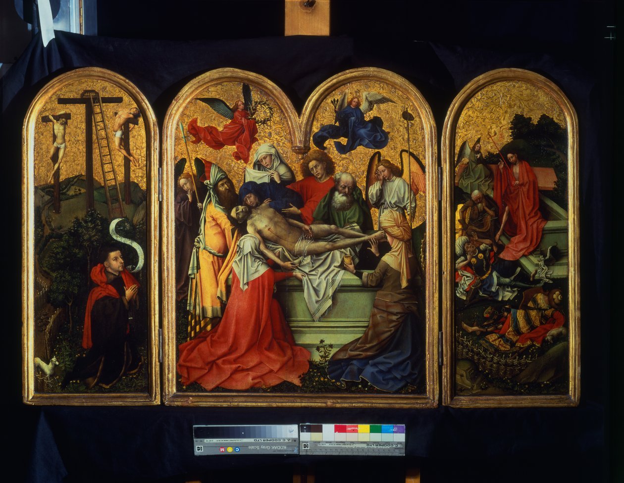 Le Triptyque Seilern - La Mise au tombeau, vers 1425 - Master of Flémalle