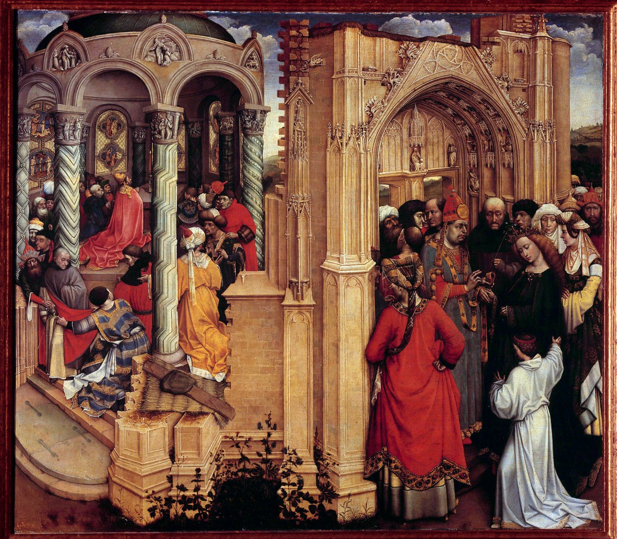Le Mariage de la Vierge (détail) - Master of Flémalle