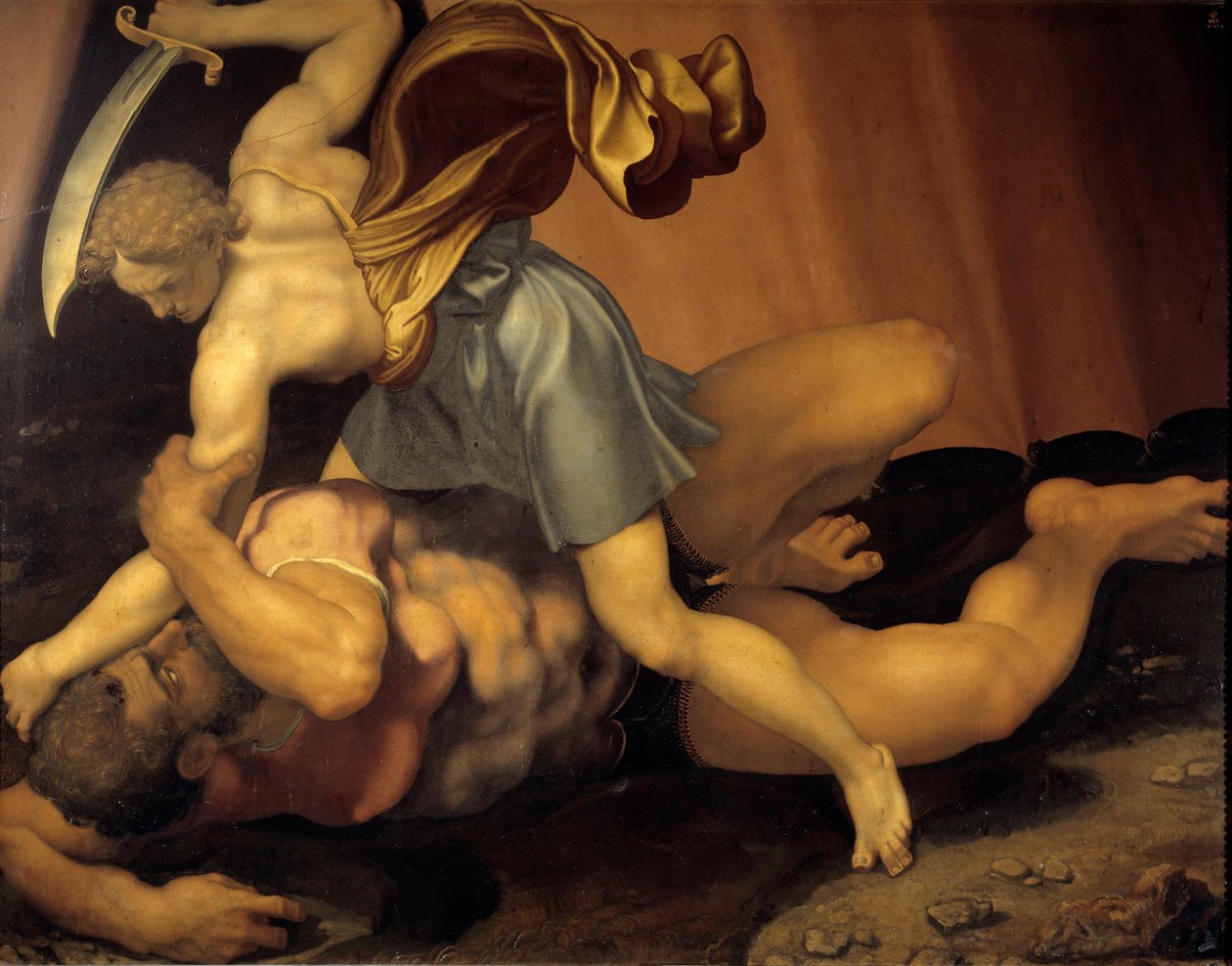 David et Goliath - Daniele da  Volterra