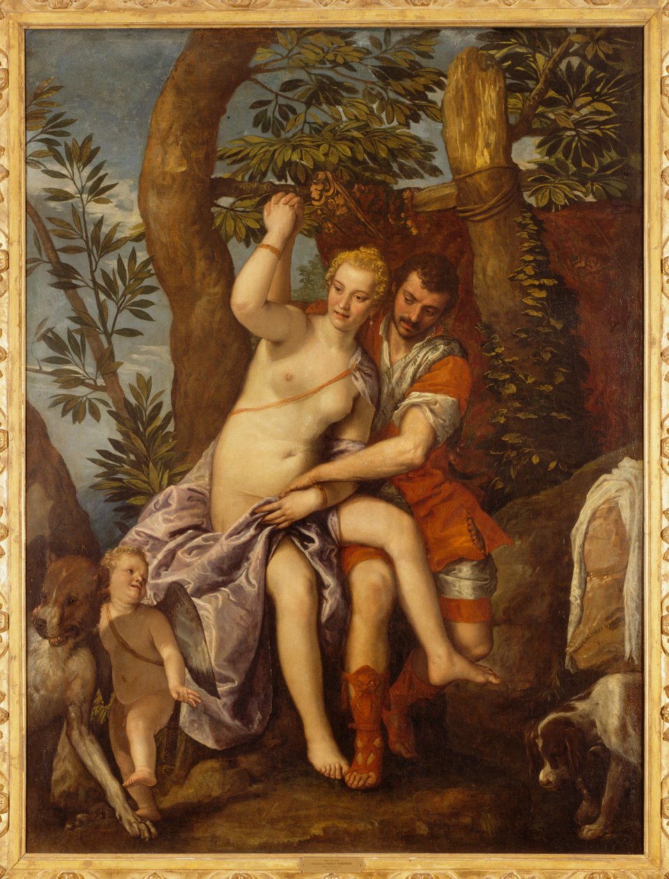 Vénus et Adonis - (1528-88) (and studio) Veronese