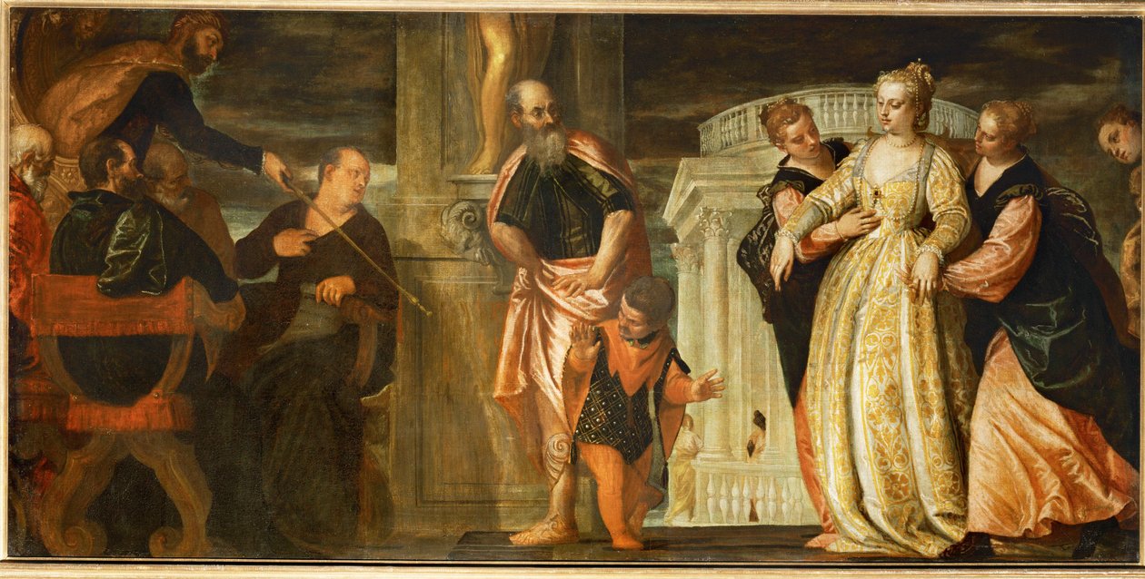 Esther devant Assuérus (peinture sur toile) - (1528-88) Veronese