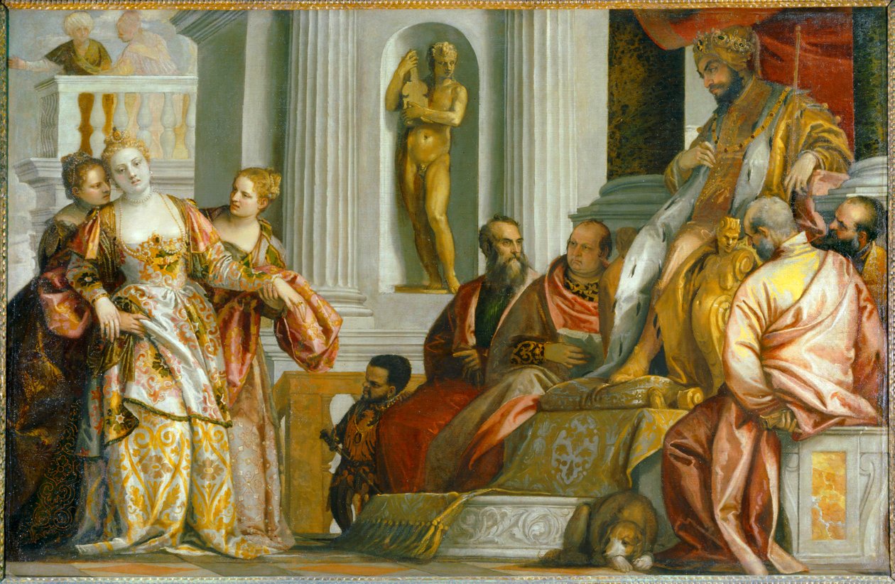 Esther devant le roi Assuérus ... - (1528 88) Veronese