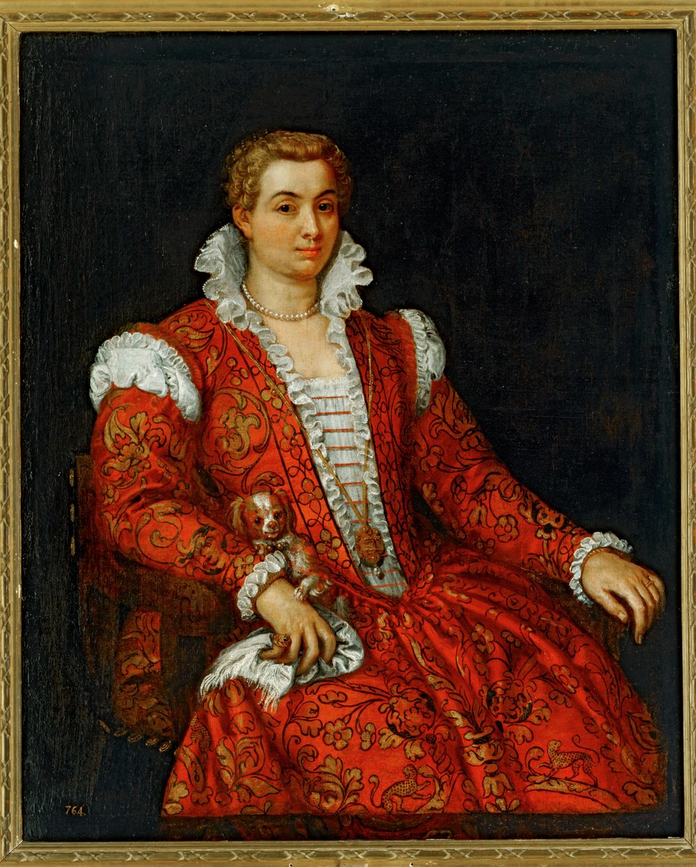 Livia Colonna ... (peinture sur toile) - (1528-88) Veronese