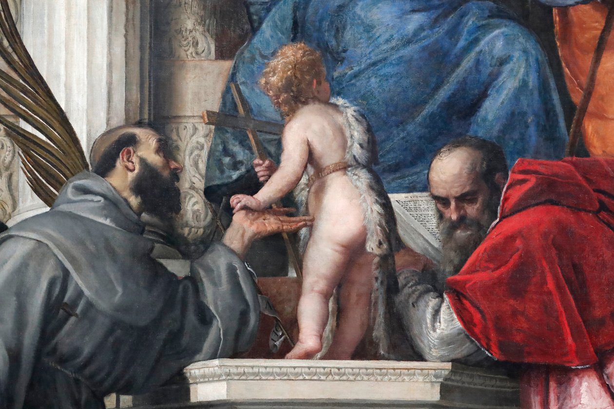 Madone et Enfant avec les saints Joseph, Justine, François, l