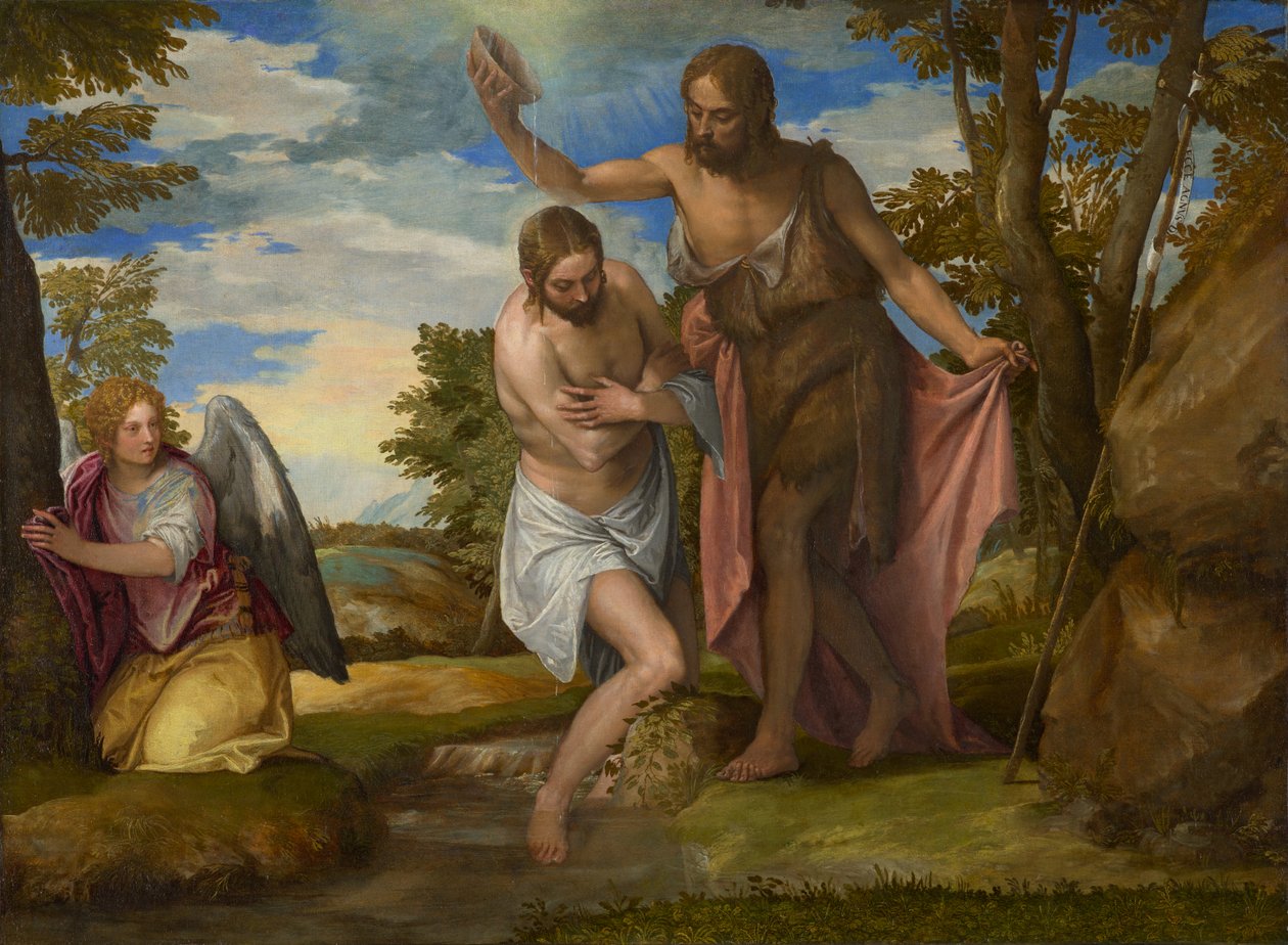 Le Baptême du Christ, vers 1550-1560 - Veronese