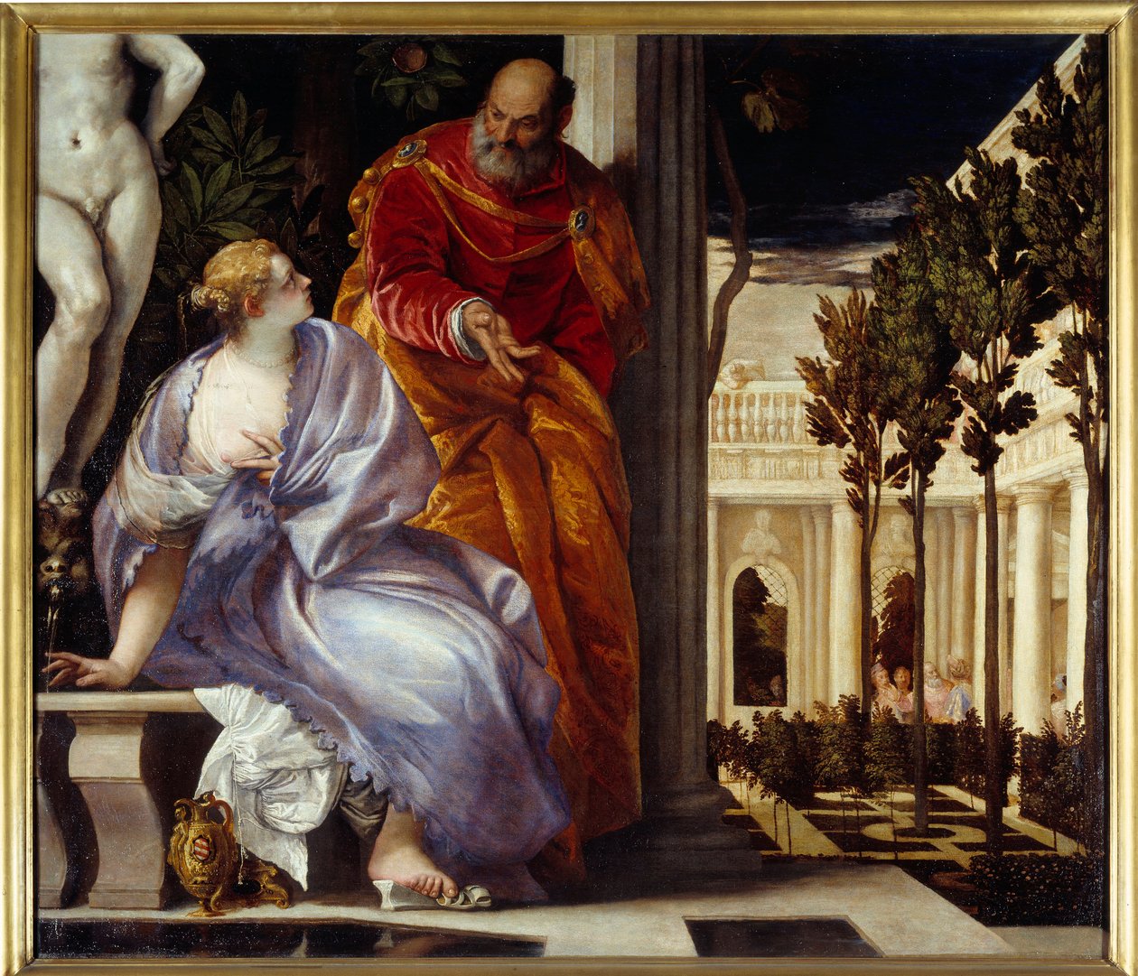 Bethsabée au bain Peinture de Paolo Veronese (1528-1588) 1575 Lyon, Musée des Beaux-Arts - Veronese