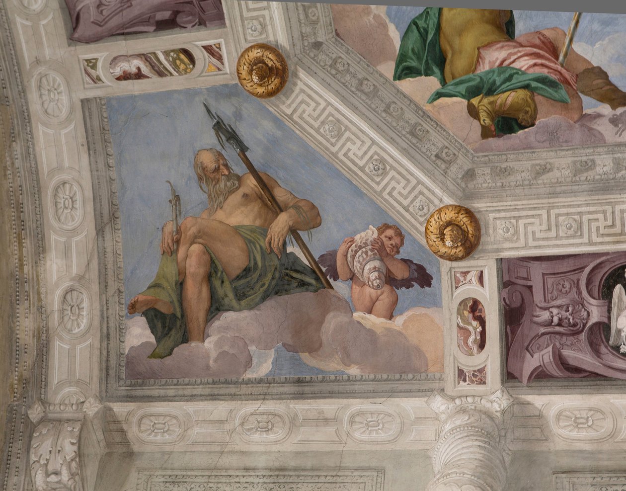 Paolo Caliari dit Véronèse, fresque, Villa Barbaro, Maser, Italie - Veronese