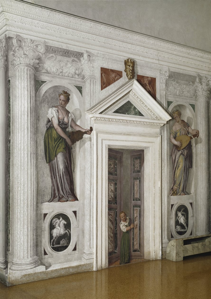 Vue de la salle cruciforme, vers 1561 - Veronese