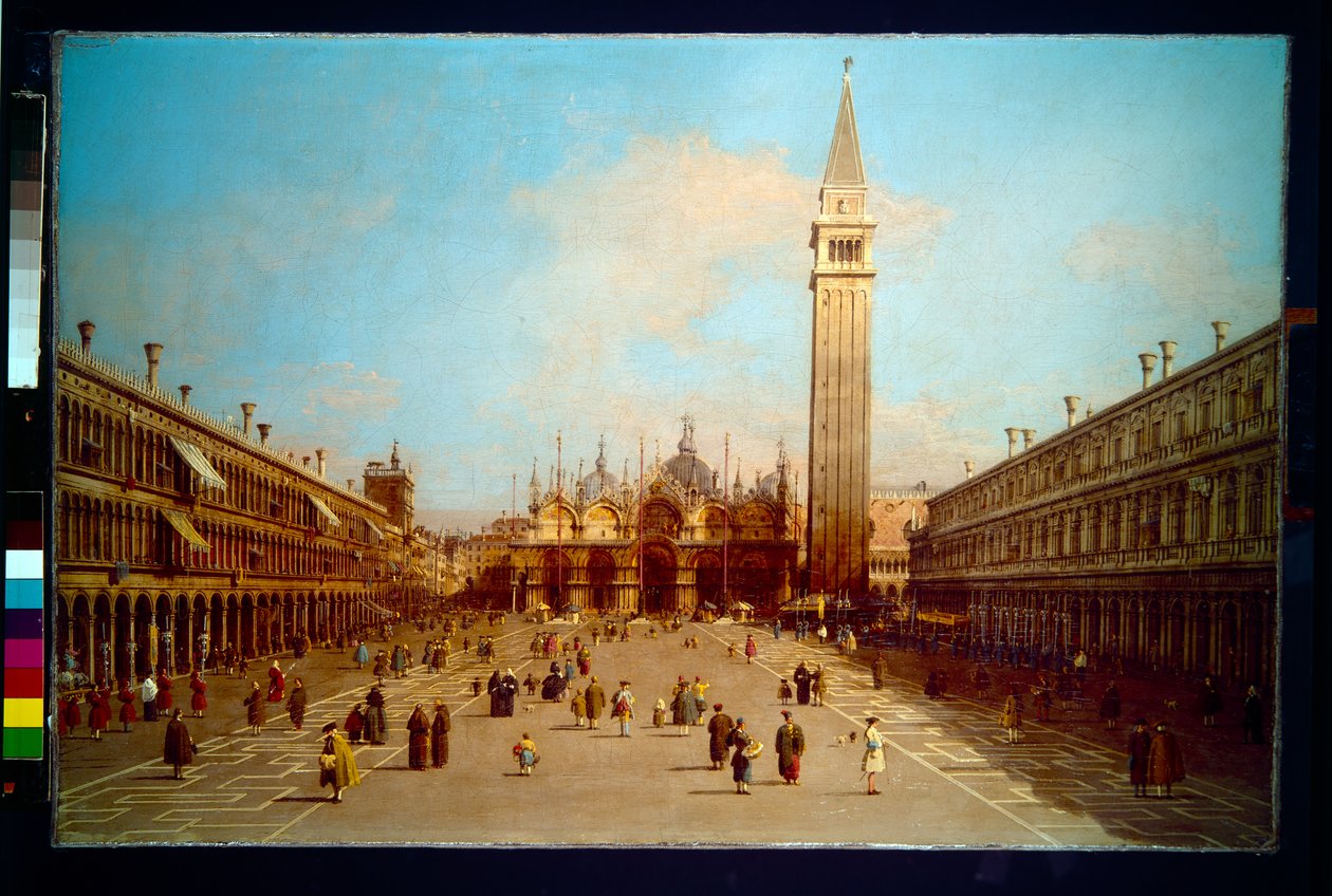 Piazza San Marco vers la basilique Saint-Marc - (1697 1768) Canaletto