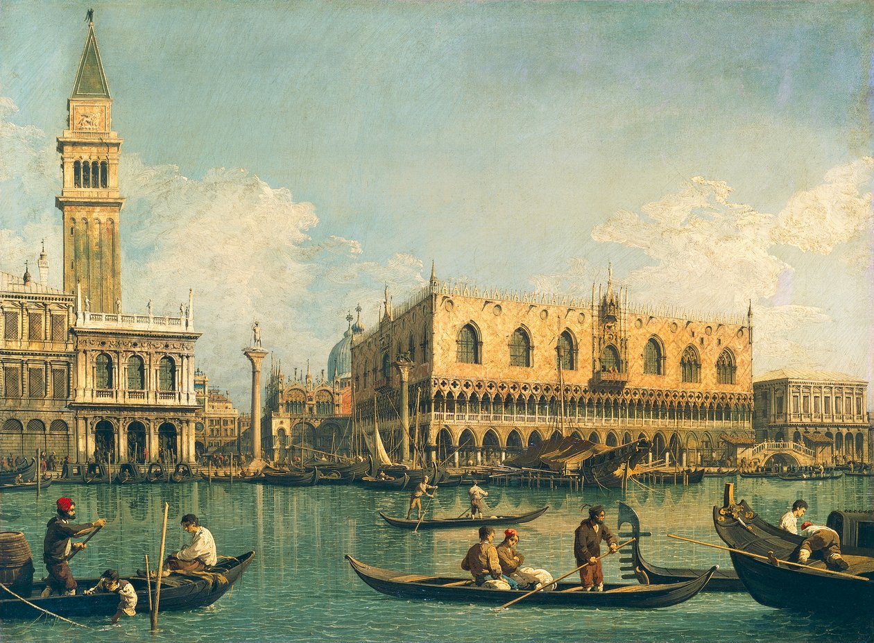 Le Molo depuis le Bacino di San Marco le jour de l