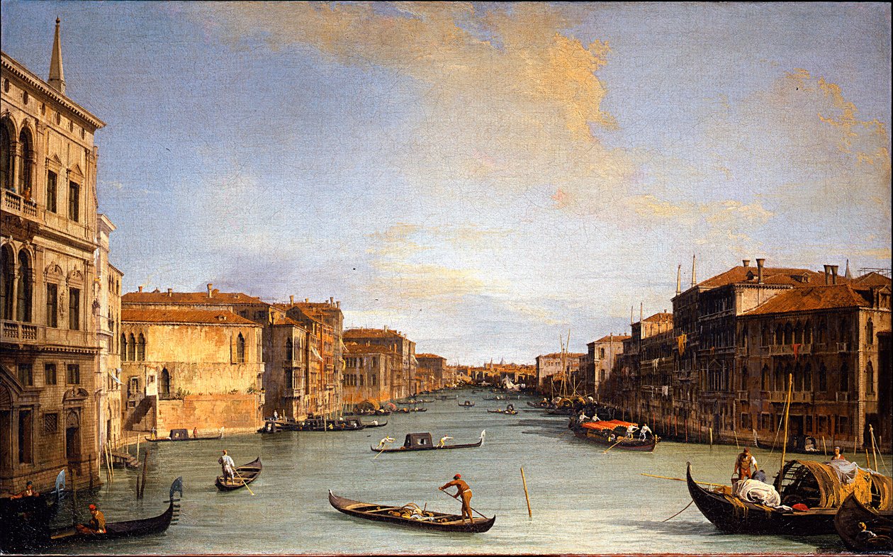 Vue du Grand Canal (Venise, Italie) - Canaletto