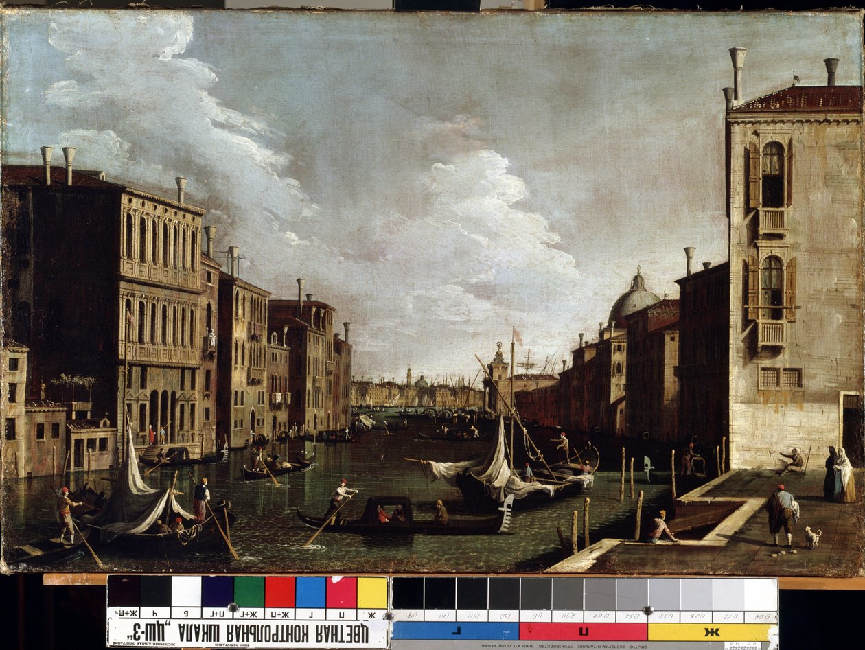 Vue sur le grand canal à Venise - Canaletto