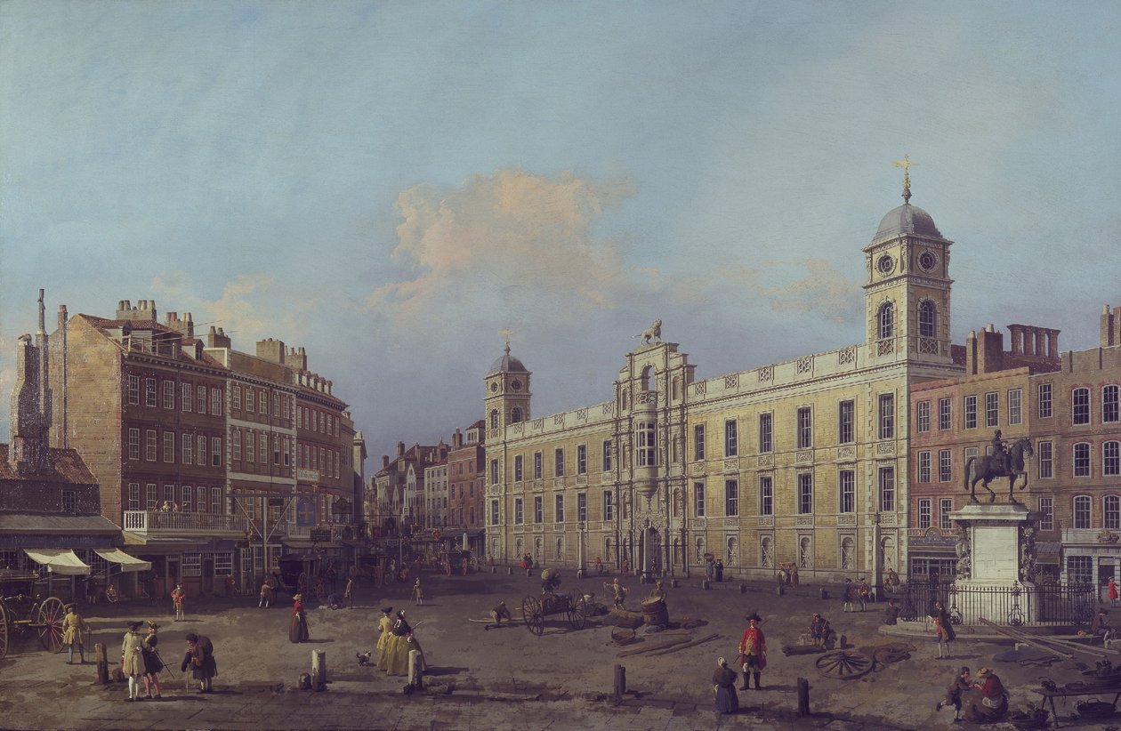Londres, vue de Northumberland House, regardant vers l