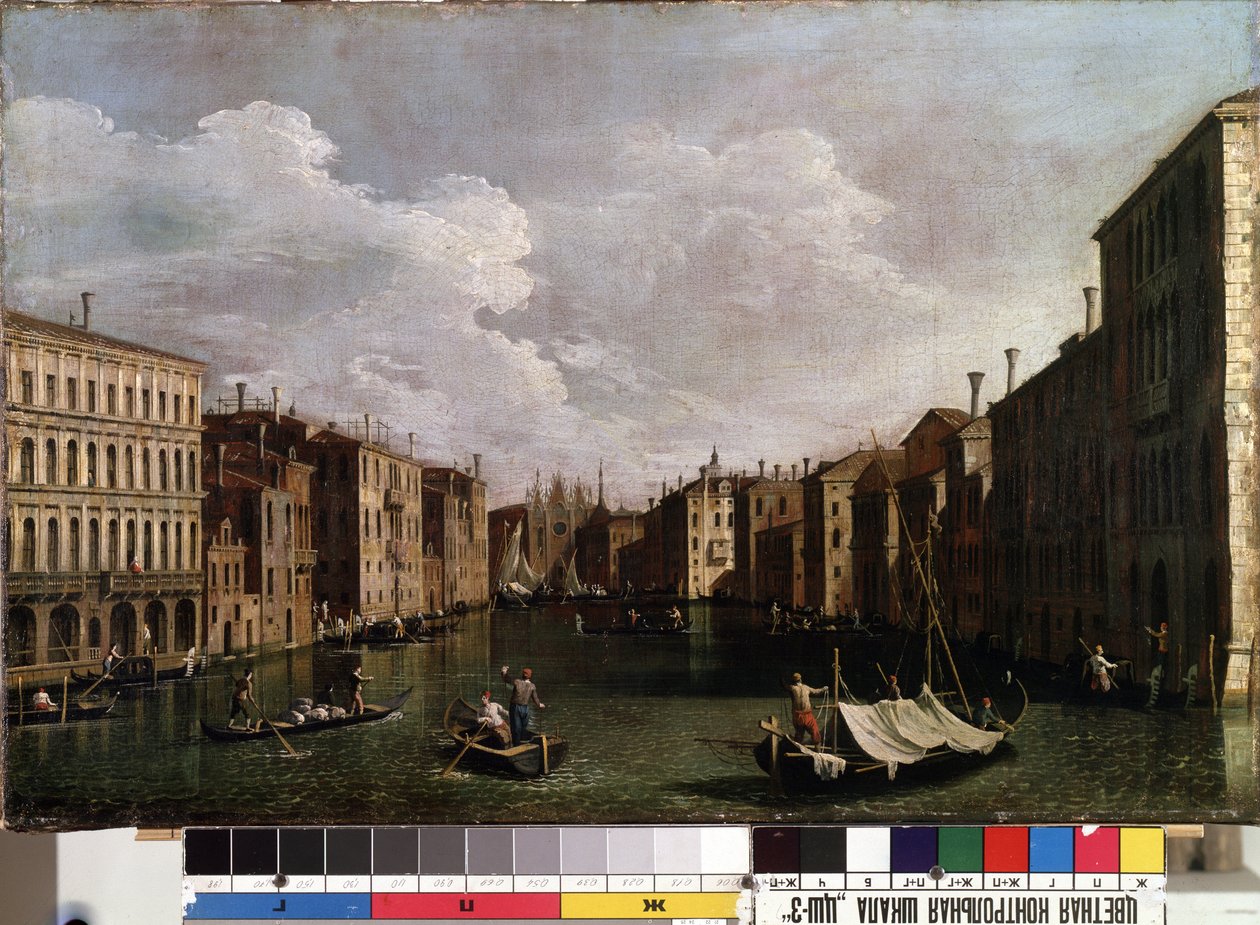 Vue sur le grand canal à Venise - Canaletto