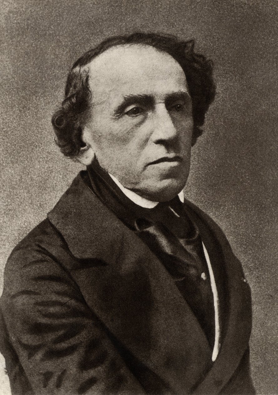 Giacomo Meyerbeer (1791-1864) (Jakob Liebmann Beer) compositeur allemand établi à Paris - (1820 1910) Nadar