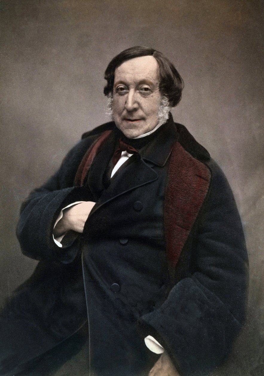 Gioachino (Antonio) Rossini (1792-1868) compositeur italien. d