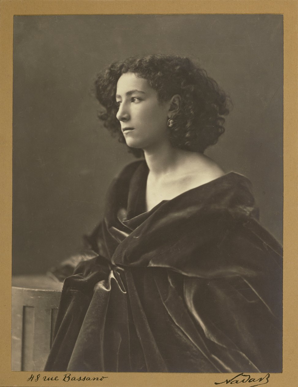 Portrait de Sarah Bernhardt en 1864 par Nadar - Nadar