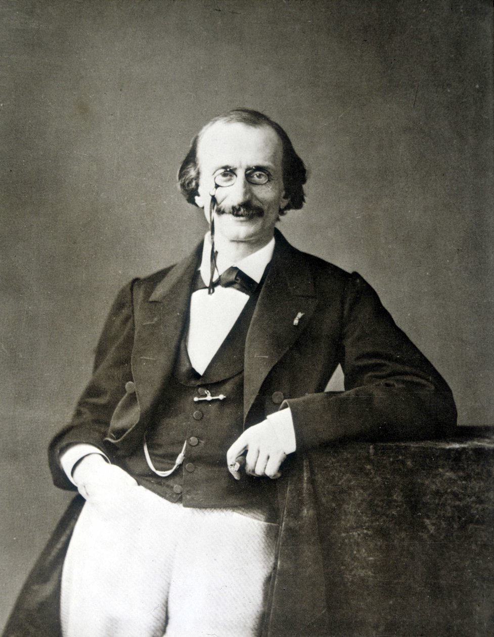 Portrait de Jacques Offenbach (1819-1880), compositeur allemand, naturalisé français par Nadar - Nadar