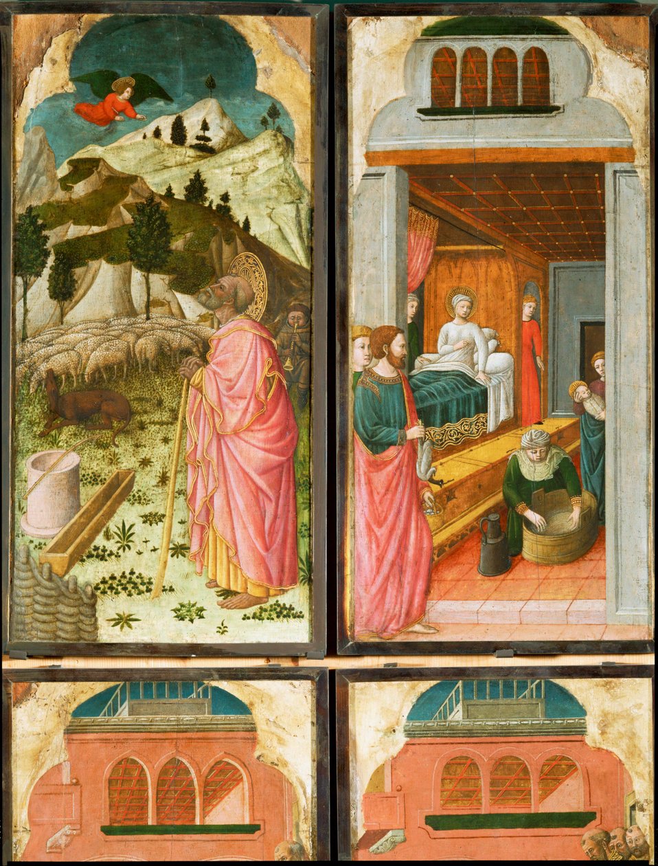 12 scènes de la vie de la Vierge ... - (active c.1463-c.1490) Master of Wilten