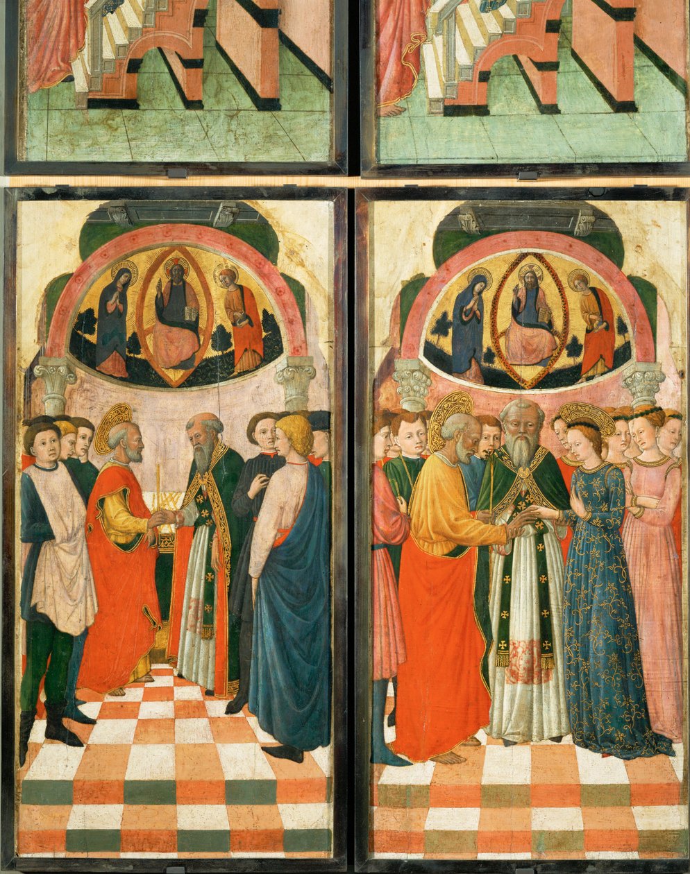 12 scènes de la vie de la Vierge ... - (active c.1463-c.1490) Master of Wilten