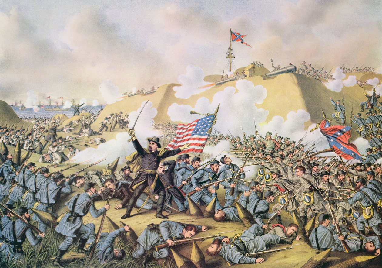 Capture de Fort Fisher - (after) American School