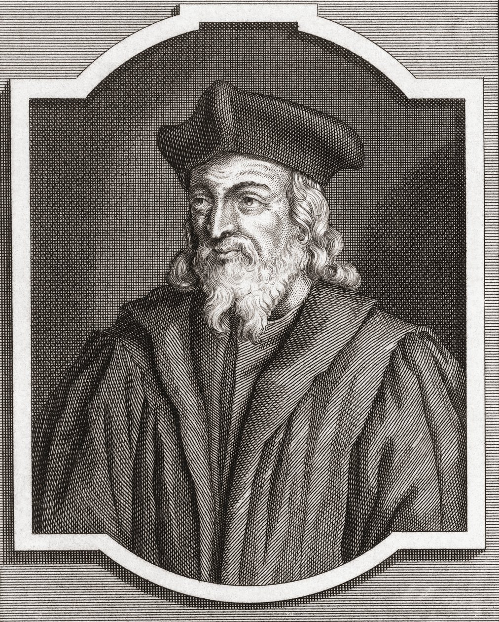 Jérôme de Prague. Portrait. XVIIIe siècle - (after) Dutch School