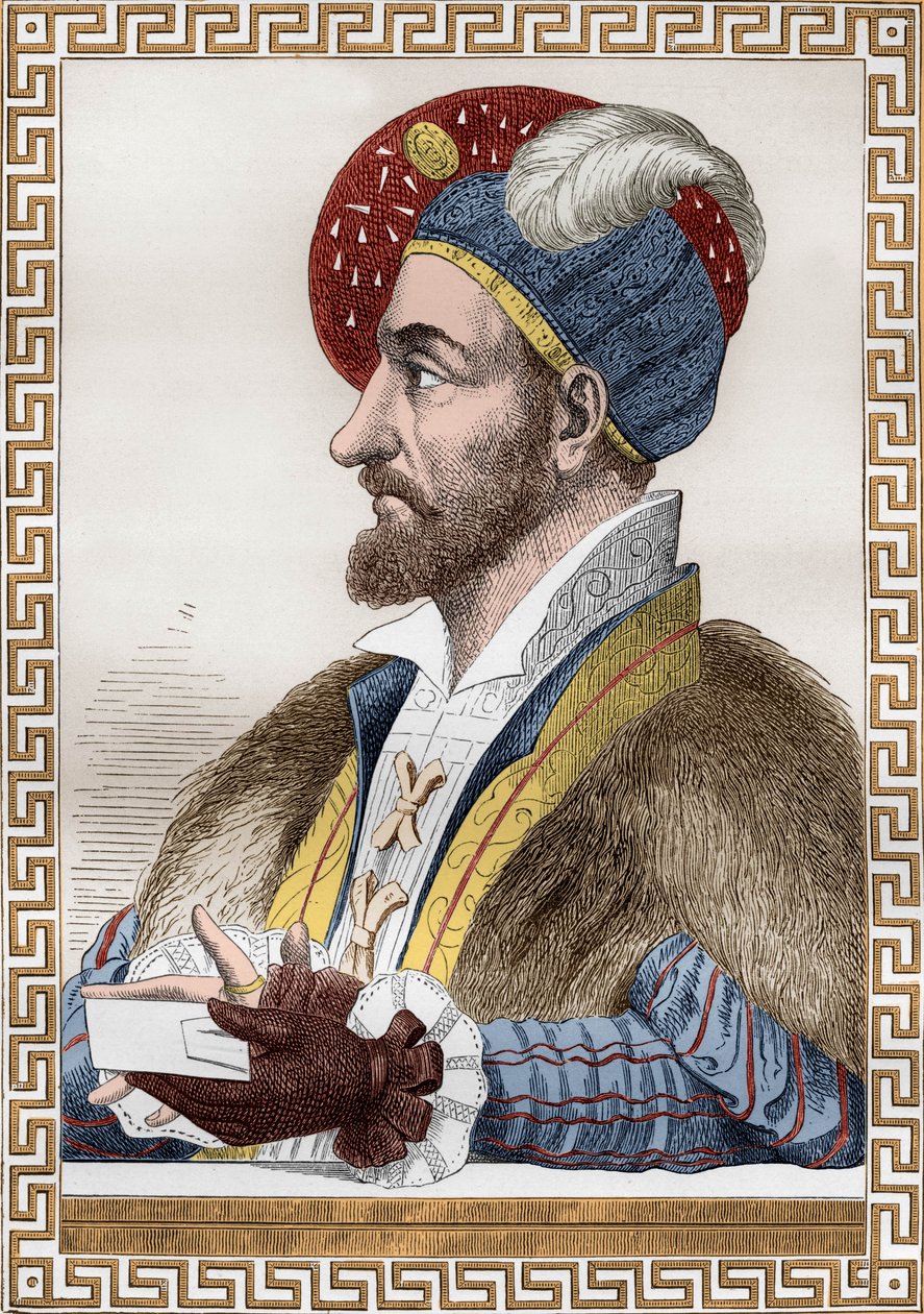 Charles III Duc de Bourbon, connu sous le nom de Connétable de Bourbon - (after) French School