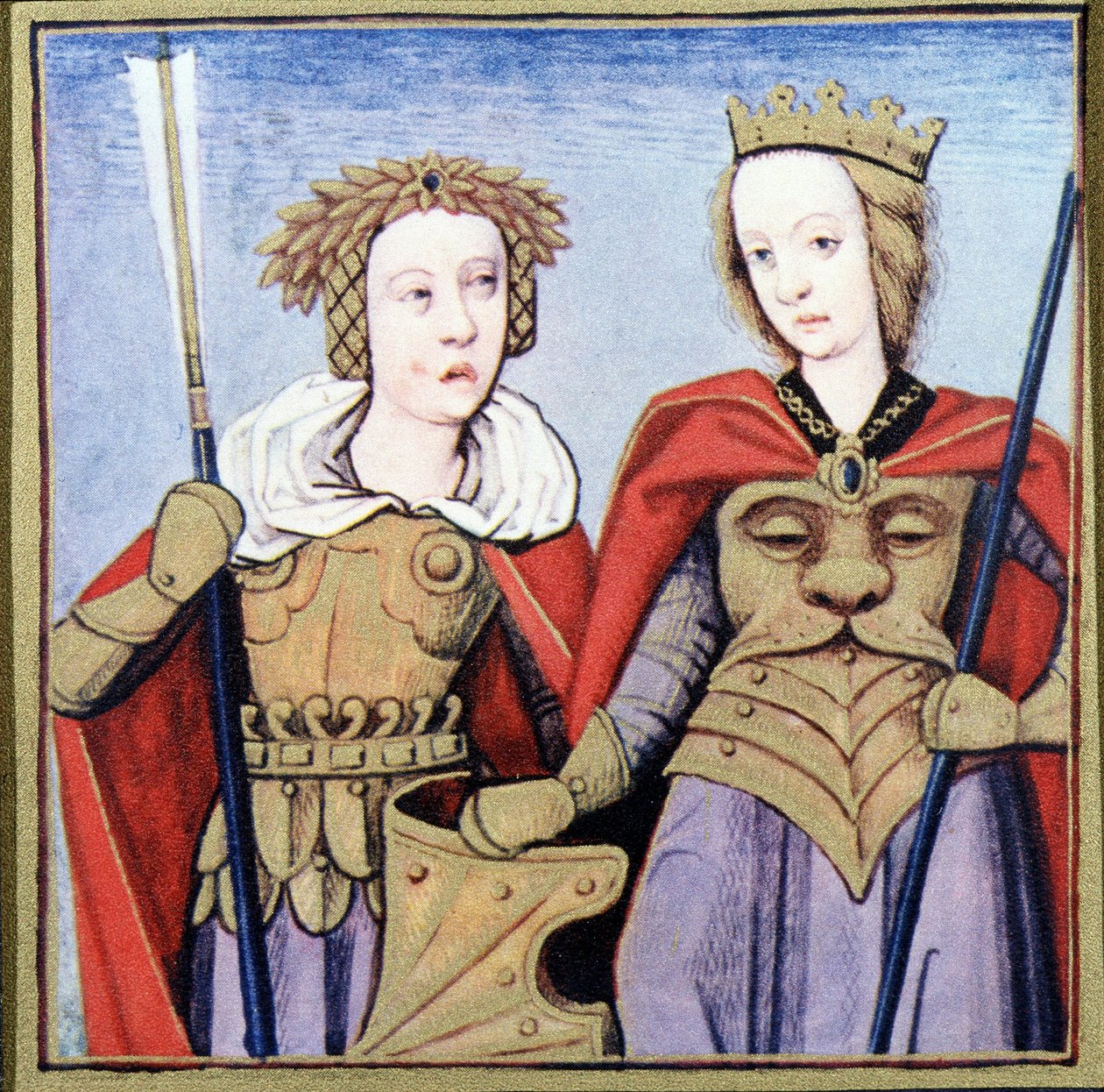 Orithie et Antiope, reines des Amazones d