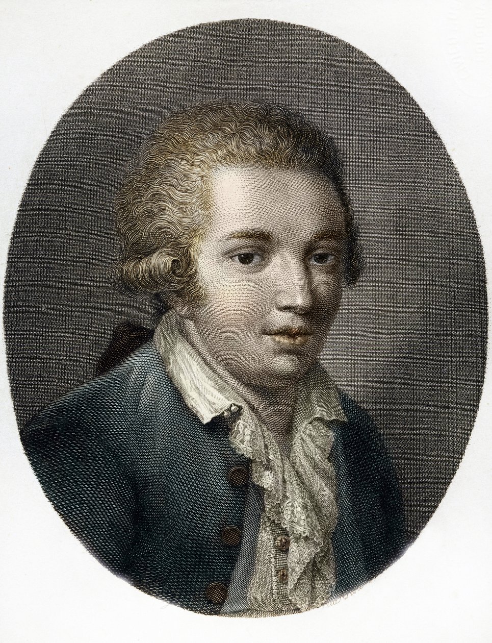 Portrait du compositeur italien Domenico Cimarosa - (after) Italian School