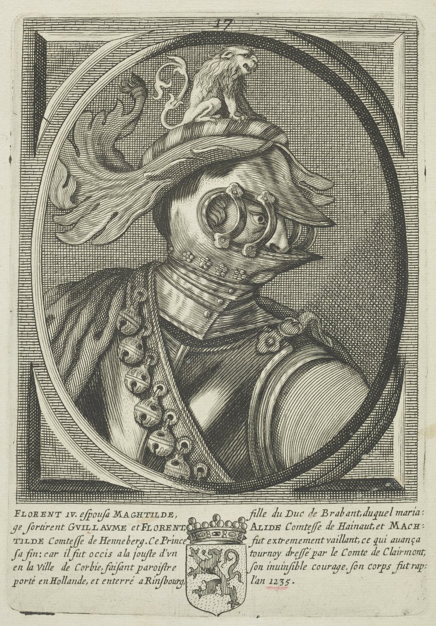 Floris IV, Comte de Hollande (gravure) - (attr.to) French School