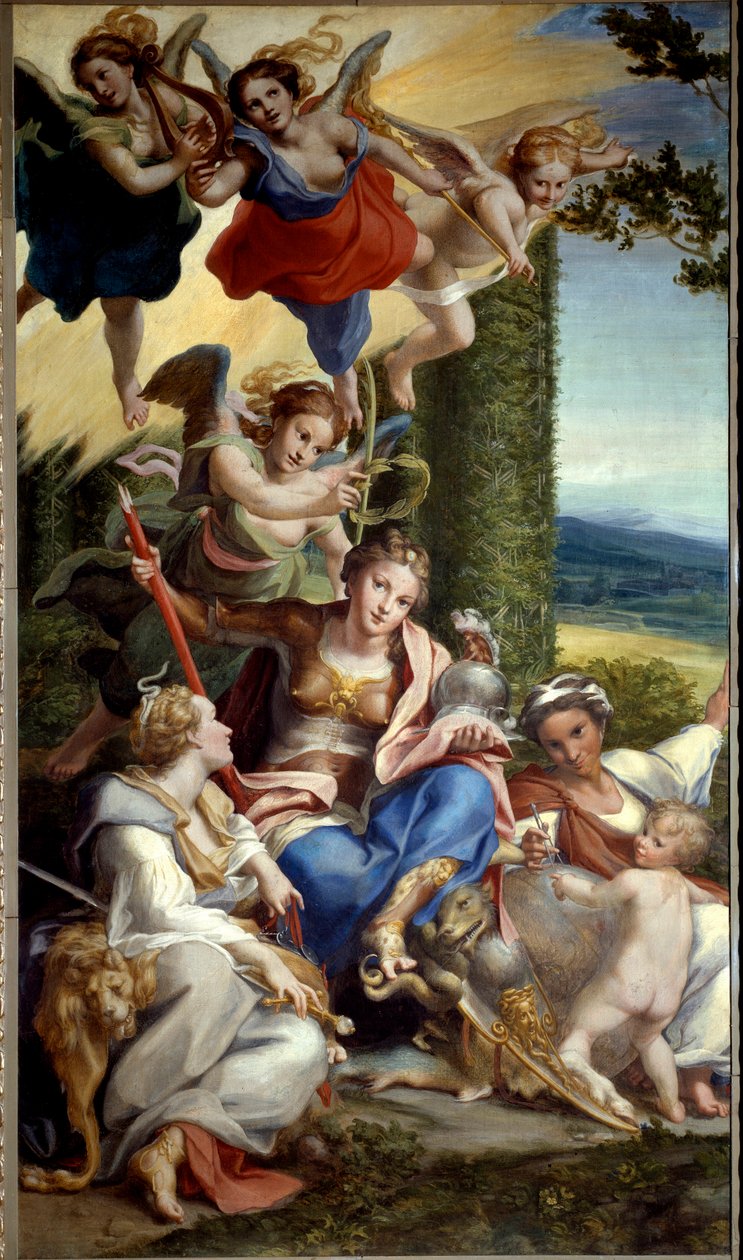 Allégorie de la Vertu - (c.1489 1534) Correggio