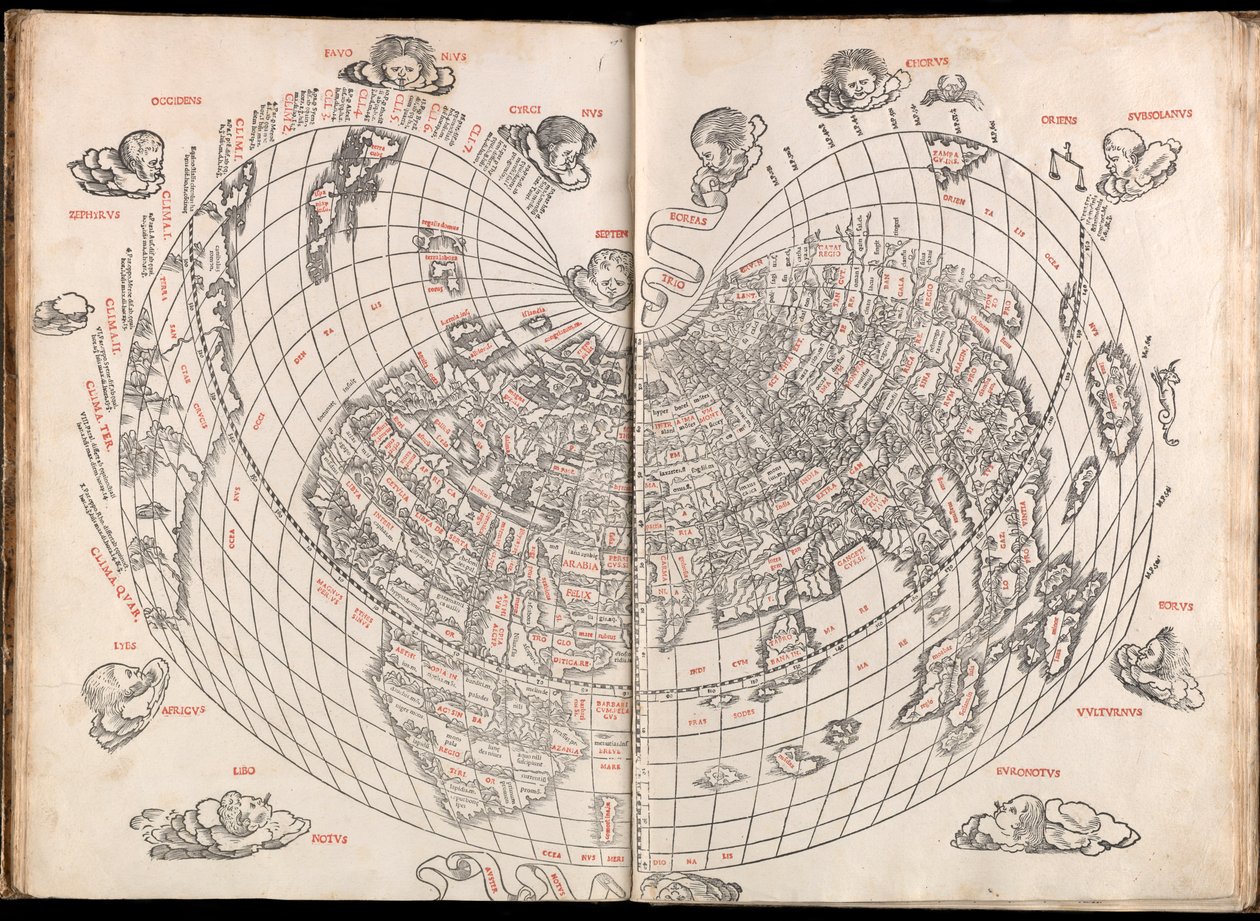 Claudii Ptholemaei Alexandrini liber geographiae cum tabulis et universali figura et cum additione locorum quae a recentioribus reperta sunt diligenti cura emendatus et impressus - (c.90 168)(after) Ptolemy