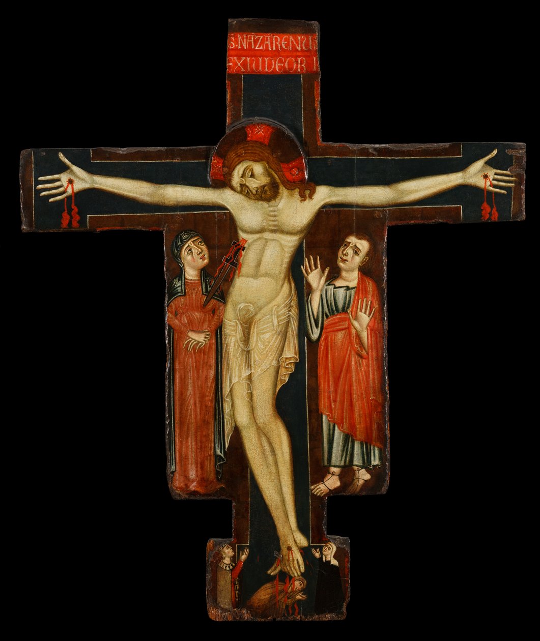 Crucifix, fin des années 1200 - (studio) Master of the Magdalene Altarpiece