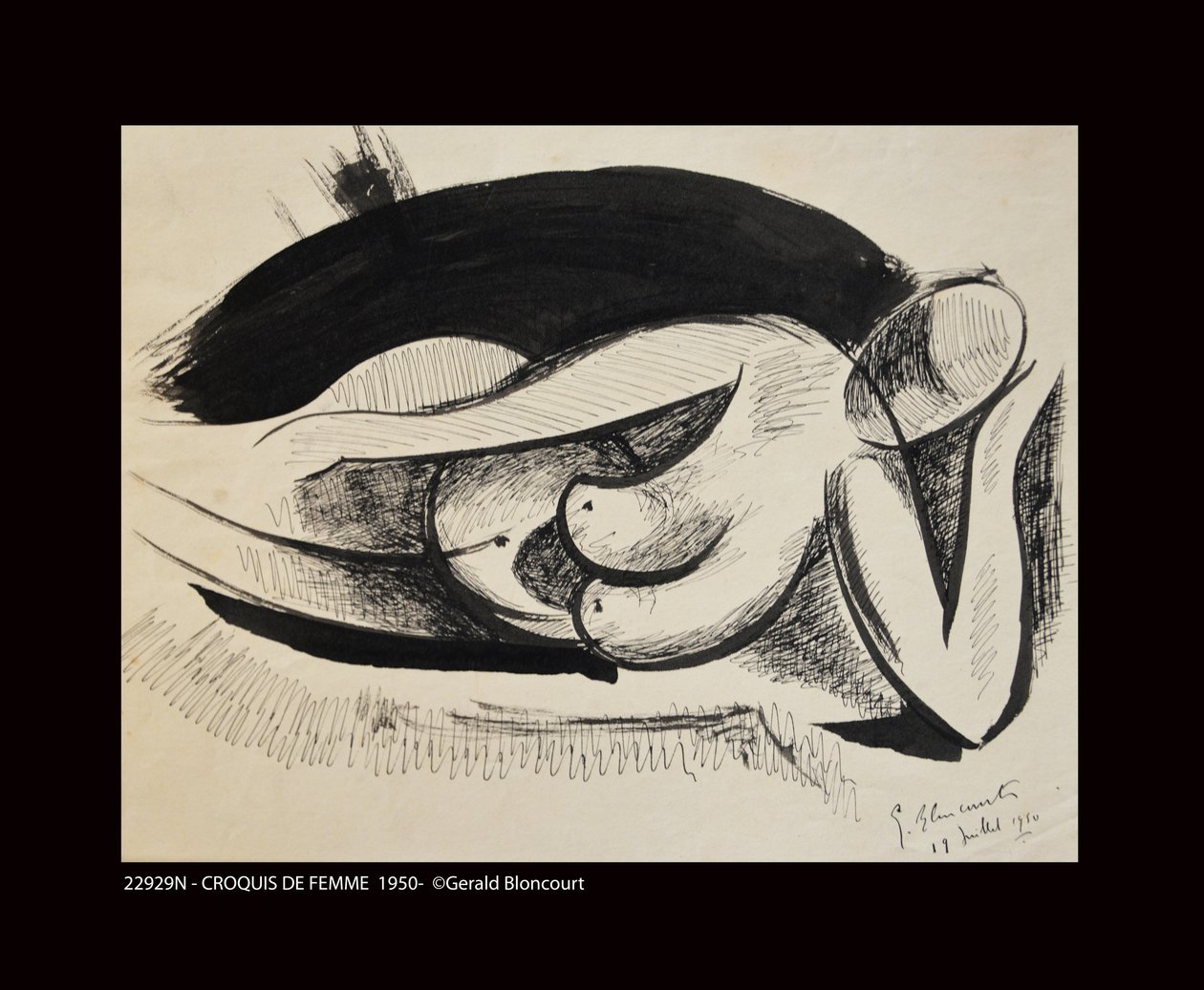 Esquisse de femme - Unknown