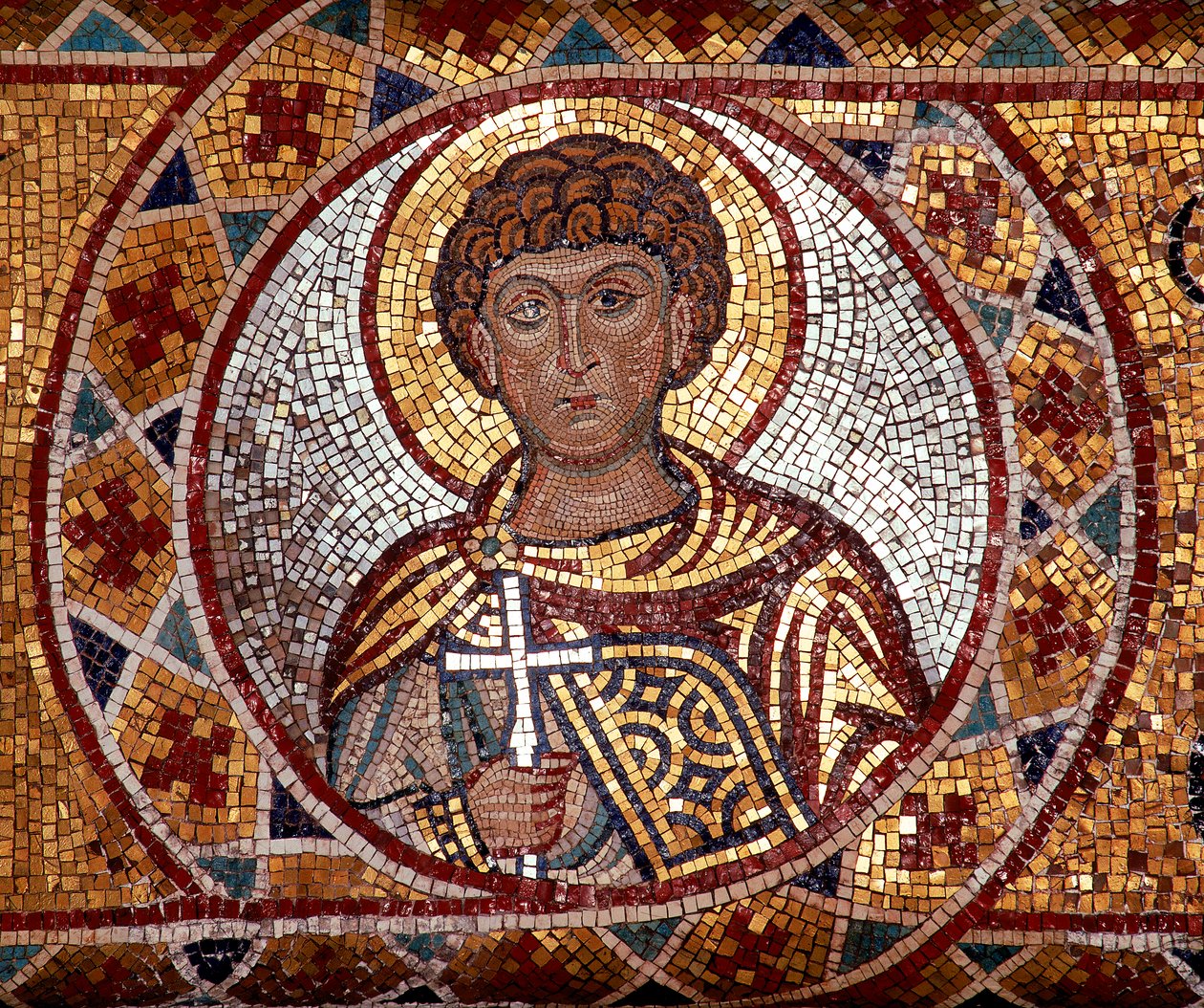 Un archange. Mosaïque située dans l