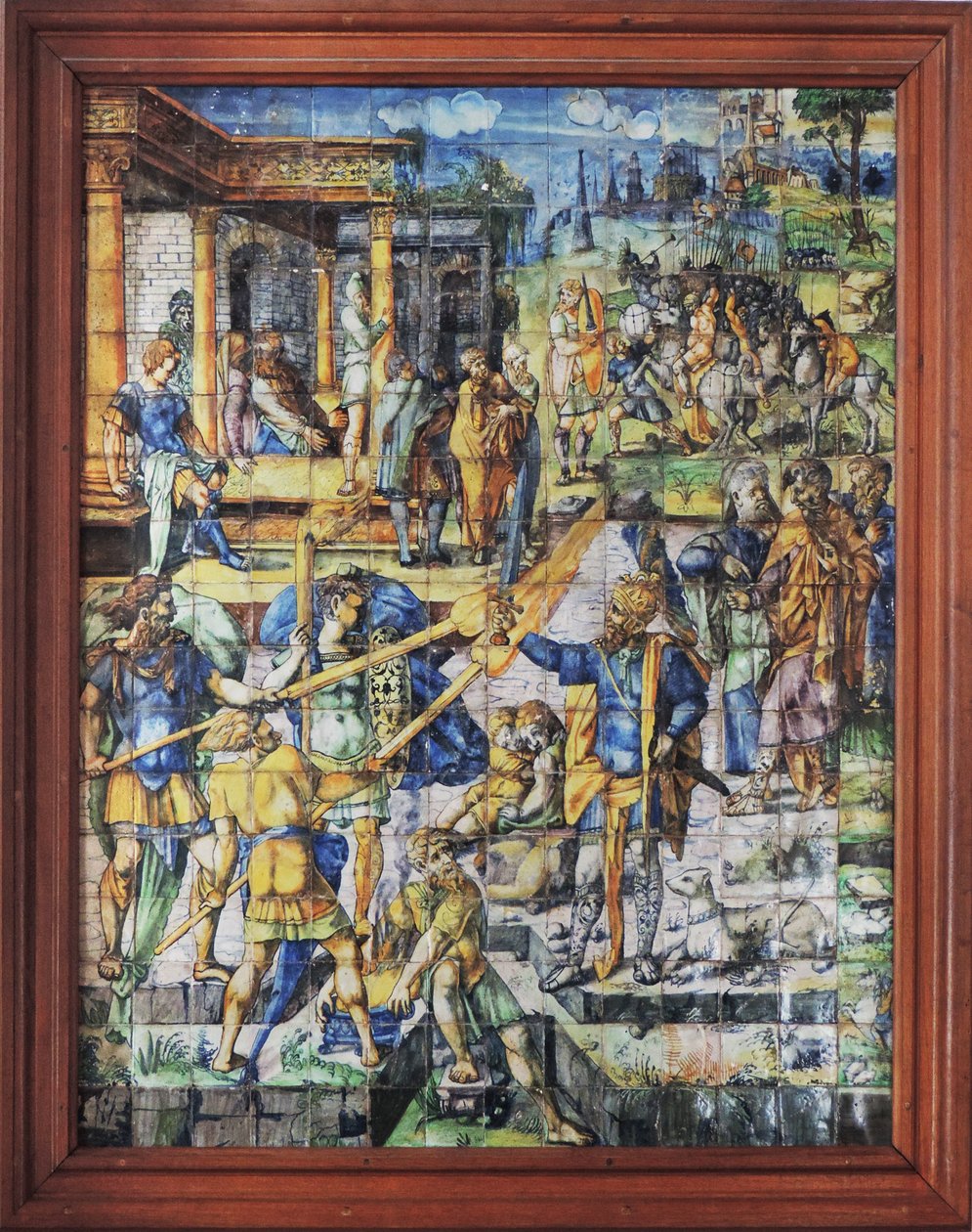 Chantilly, Château : Scène carrelée - Unknown