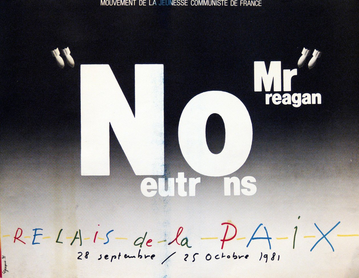 Affiche de la Jeunesse Communiste - Unknown