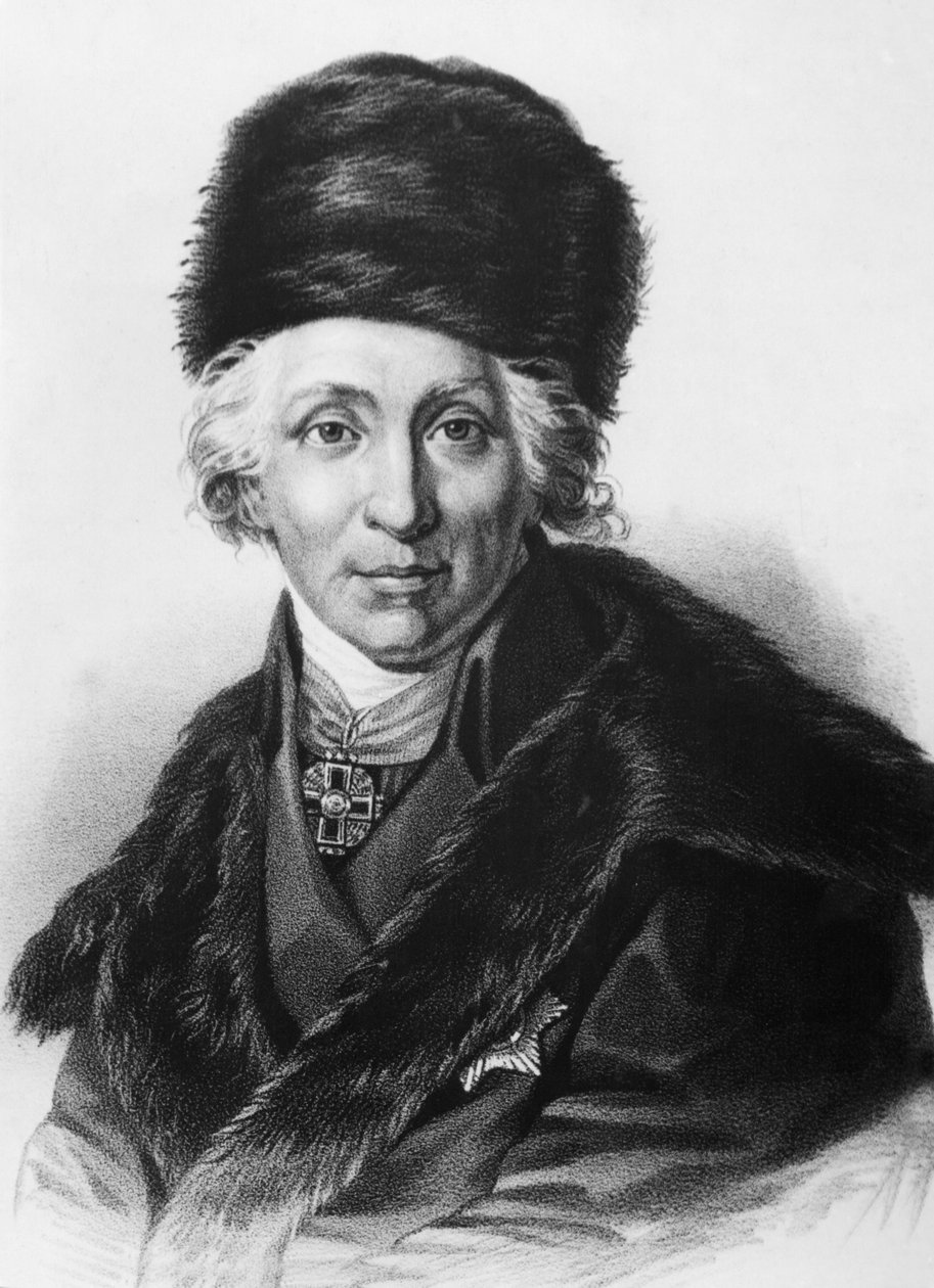 Gavril Romanovich Derzhavin (1743-1816), célèbre poète et patriote russe - Unknown