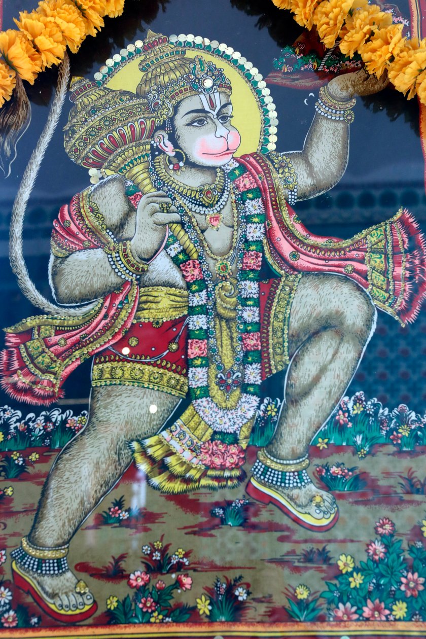 Hanuman, temple Sri Thenday Yutthapani, Ho Chi Minh-Ville, Vietnam - Unknown