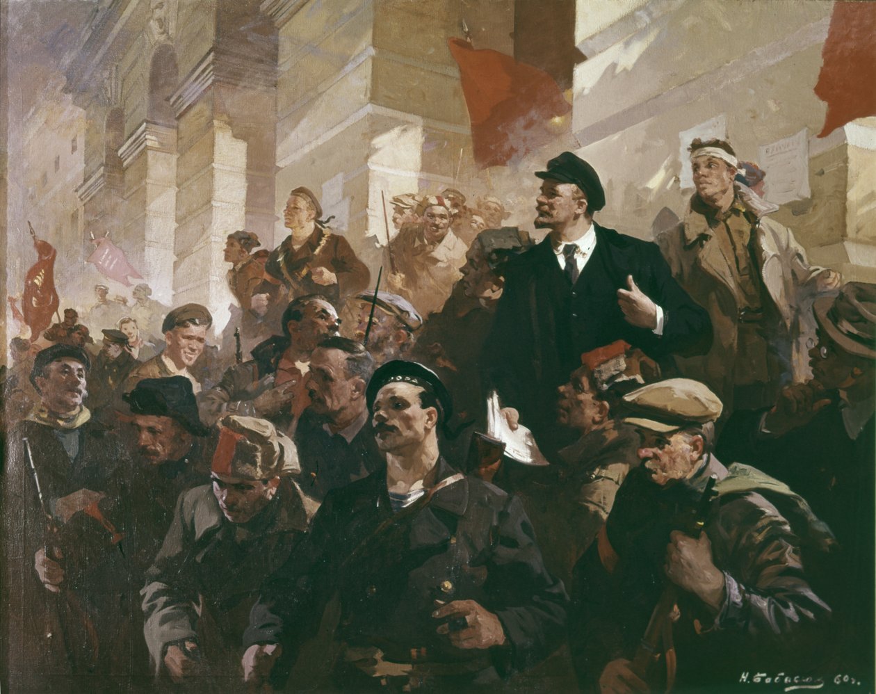 Lénine à la gare de Finlande à Petrograd - Unknown