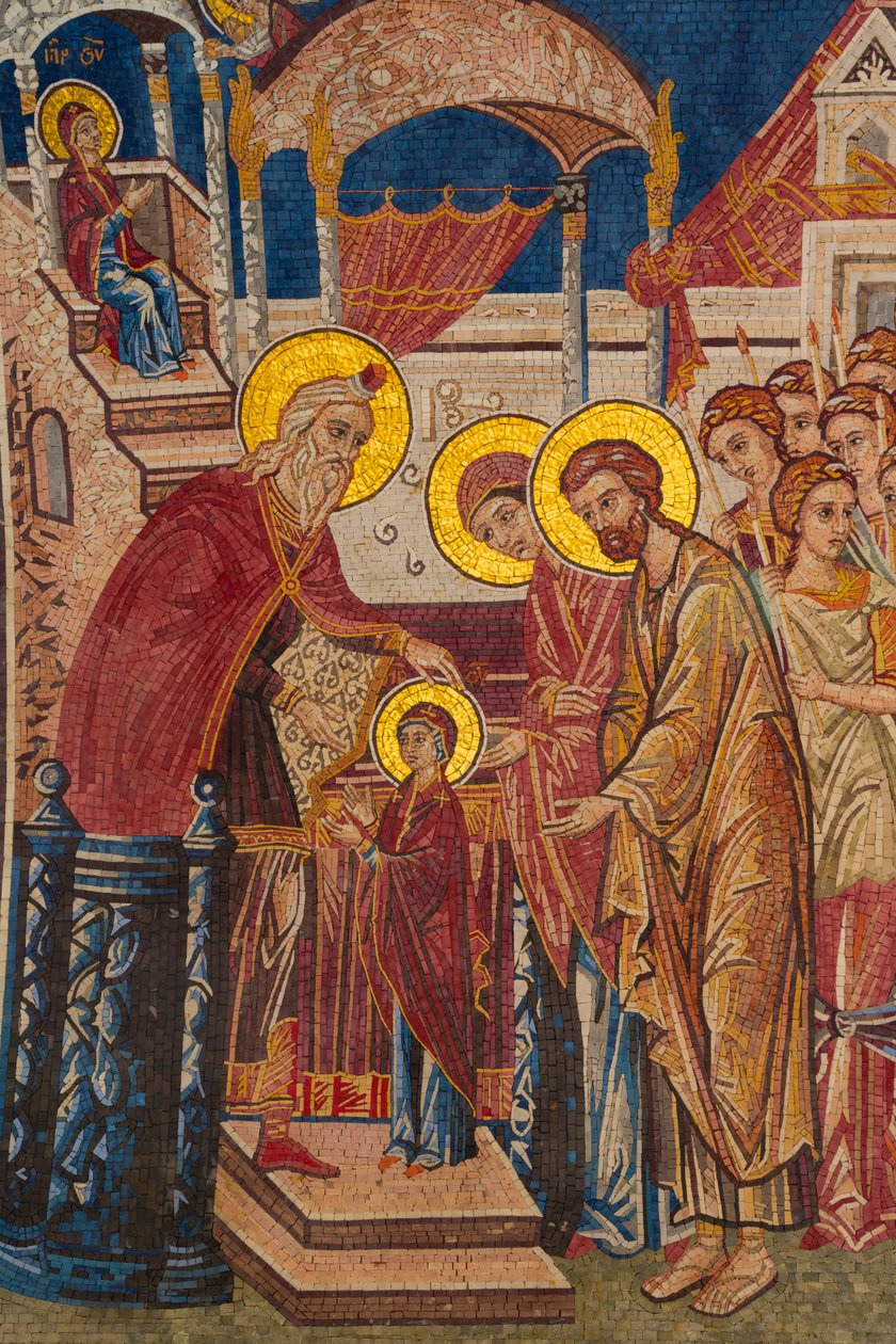 Mosaïque à Manastir Ostrog, Monténégro - Unknown