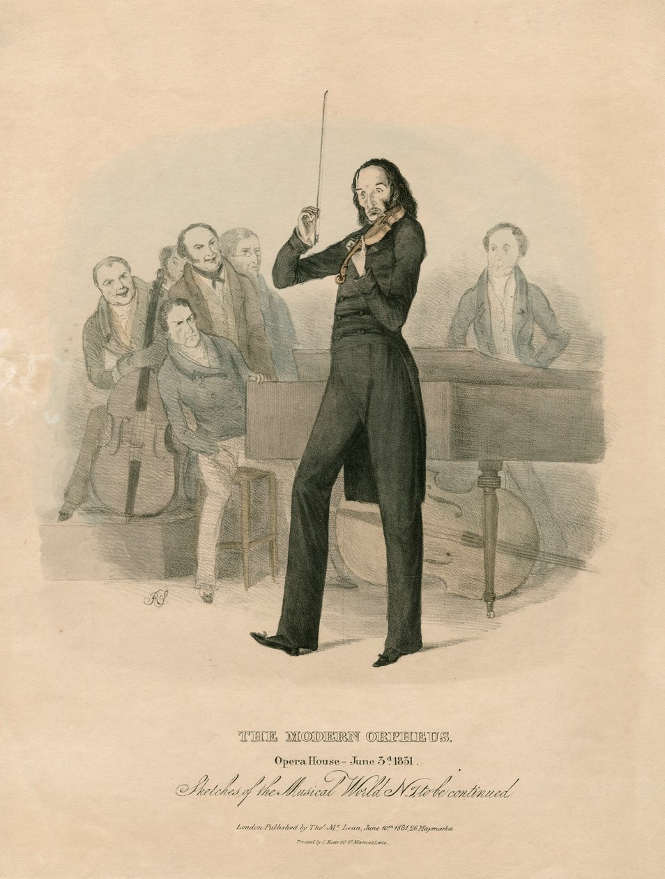 Niccolo Paganini - portrait - Unknown