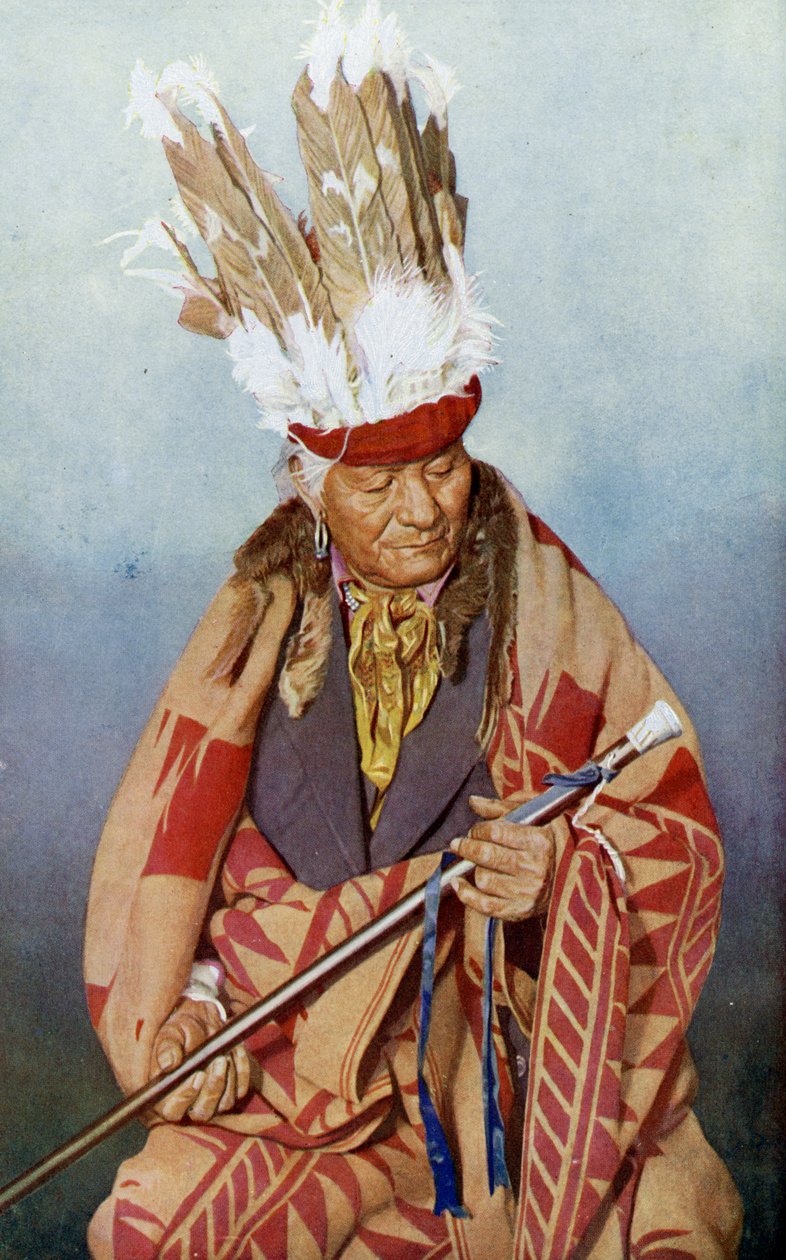 Amérique du Nord. Chef indien de la tribu Pueblo. 1920 - Unknown