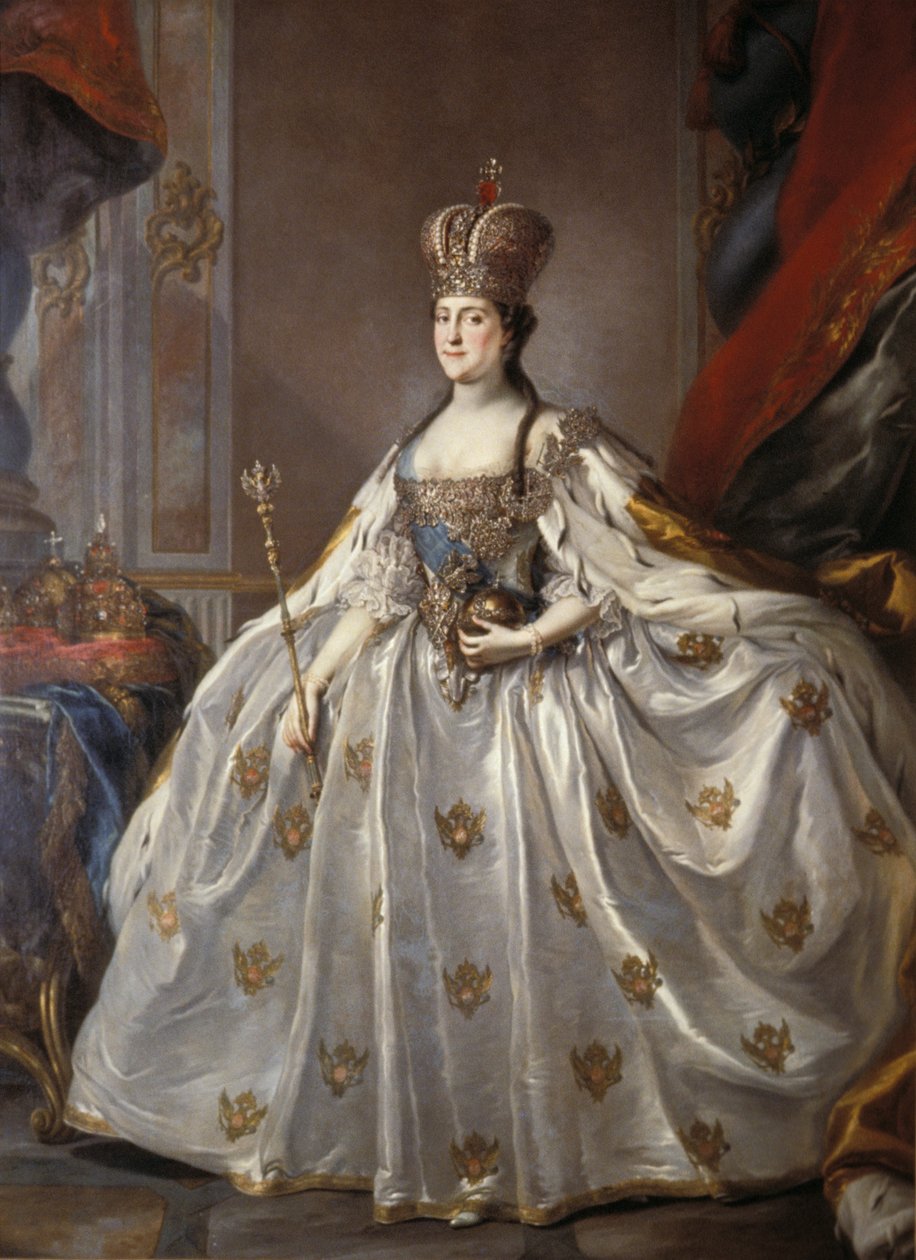 Portrait de Catherine la Grande par Stefano Torelli - Unknown