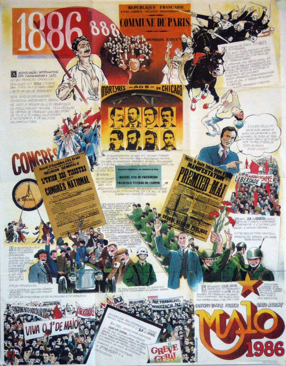 Affiche espagnole pour le 1er mai - Unknown