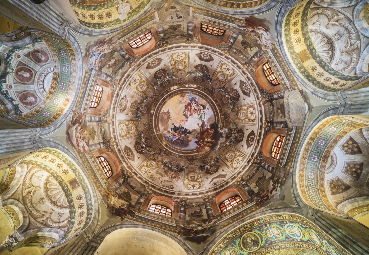 La coupole de la basilique San Vitale, Ravenne, Province de Ravenne, Italie - Unknown