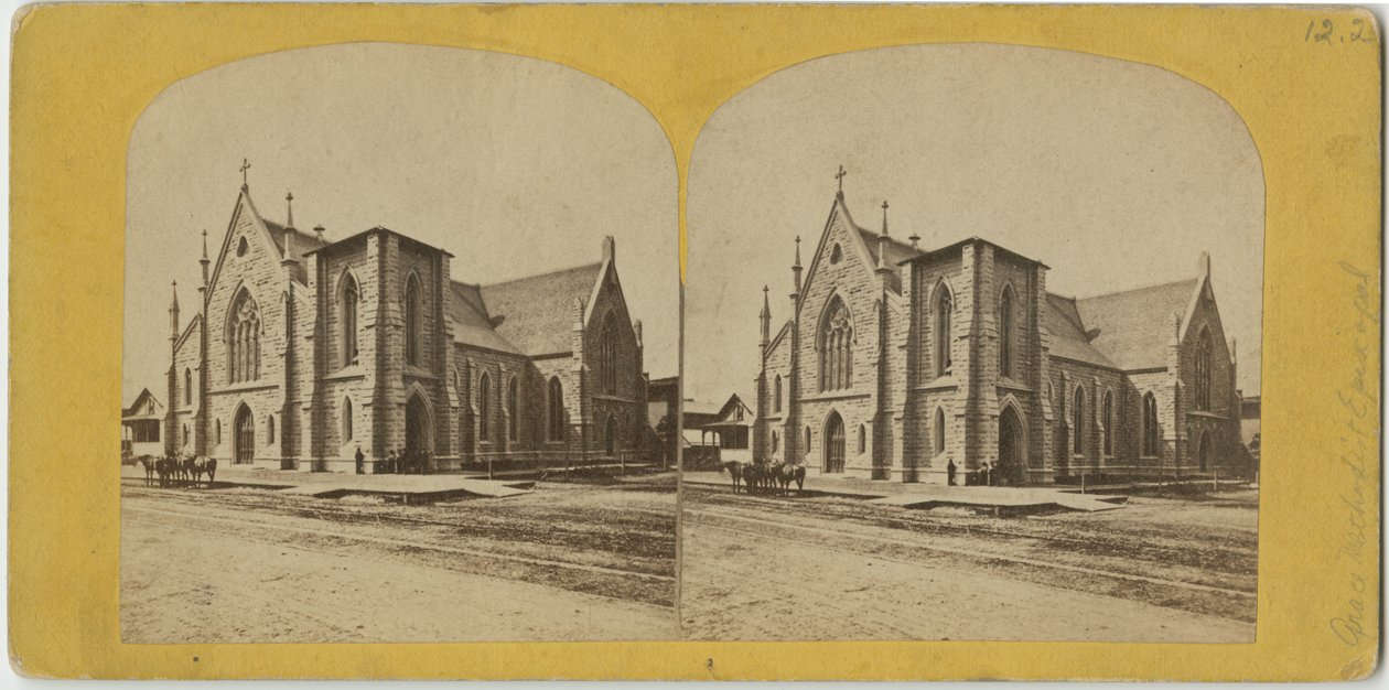 Église méthodiste épiscopale Grace, Chicago, vers 1870 - American Photographer