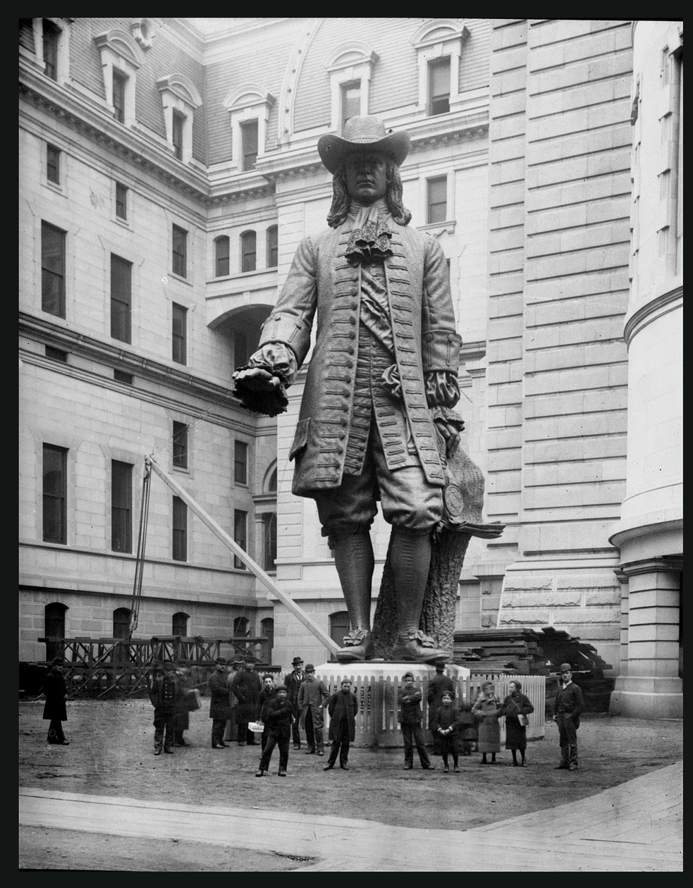 Statue de William Penn dans la cour de l