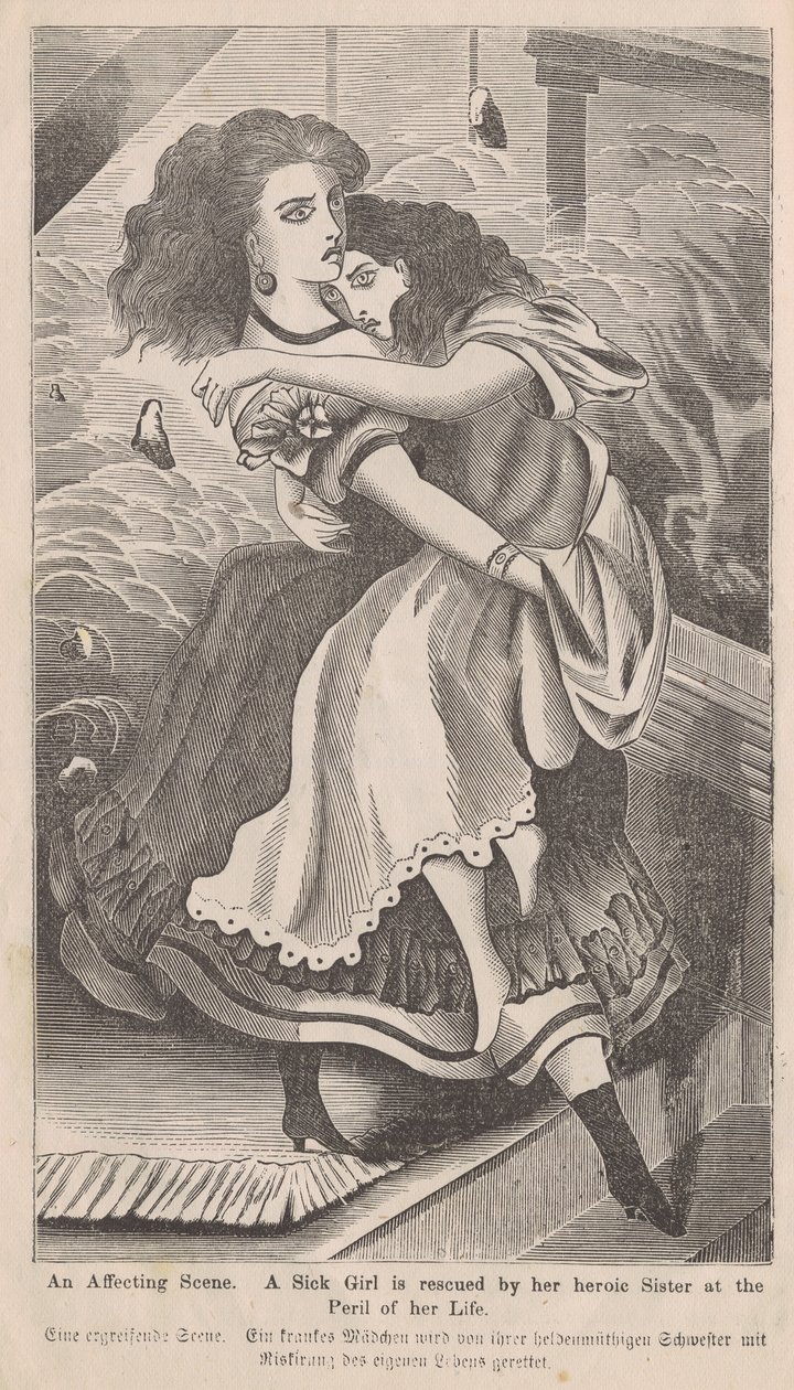 Une scène émouvante, Illustration d