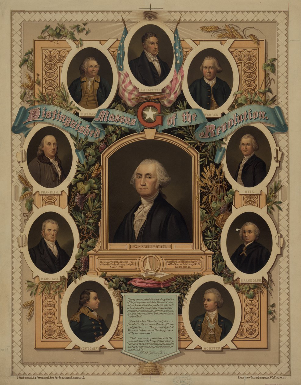 Maçons distingués de la révolution, 1876 - American School